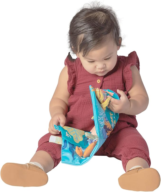 Manhattan Toy Deep Sea Dive Machine Washable Bath Time Activity Book for Infants and Toddlers