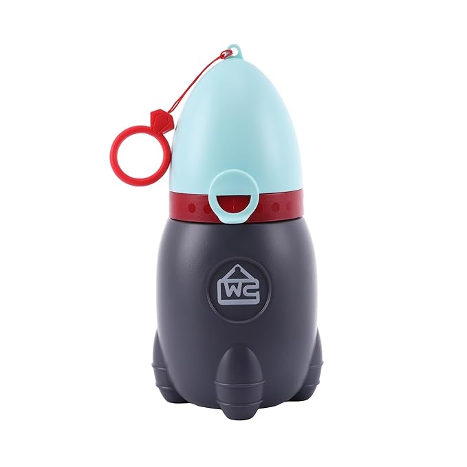 2025 Upgraded Travel Urinal for Kids,Rocket Toys Portable Emergency Urinal for Toddler,Light and Easy to Carry,Suitable for Car,Travel,Camping and Children's Urinal Potty Training(Quiet Blue)