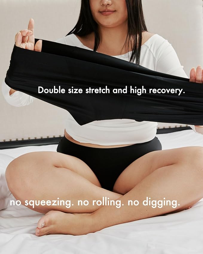 Leakproof 2.0 Seamless Boyshort Period Underwear for Women Holds 12 Tampons|Overnight Period Shorts Heavy Flow|Postpartum|Bladder Leak(S/M)