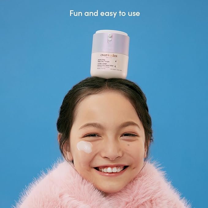 Evereden Protecting Baby Face Cream (1.7 fl. oz.): No.3 Rich Baby Cream - Nourishing Infant Face Moisturizer for Ultra-Dry Skin & Cold, Dry Climates - Clean and Vegan Ingredients - Fragrance-Free