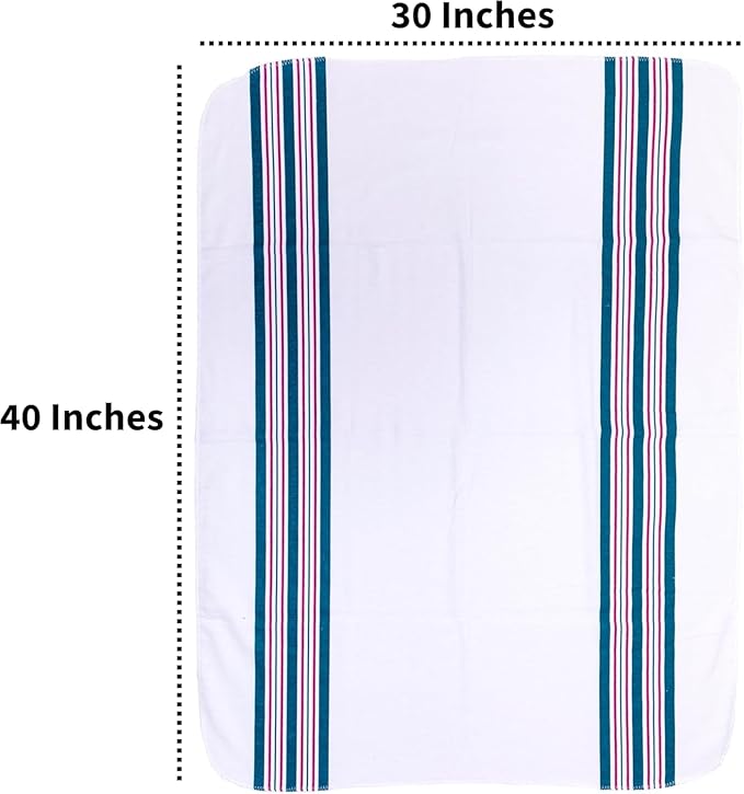 Vakly Hospital Baby Receiving Blankets [Pack of 6] 100% Cotton Flannel, 30''x40'' Cozy Unisex Swaddle for Newborn Babies for Girl or Boy