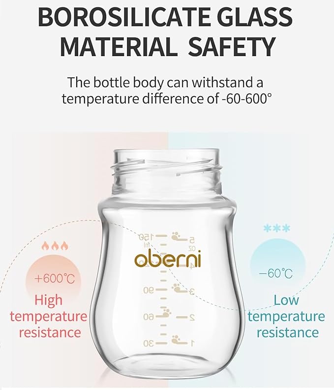 Glass Baby Bottles,Anti Colic Breastfeeding Bottle with Natural Response Nipple Size S,Wide Neck Slow Flow Baby Bottle for Baby,Newborn,Preemie 0-3 0-6 Month,BPA Free (Green, 2 Pack, 4 Ounce)