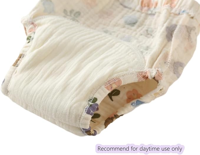 Baby Training Underpants,Soft Cotton Absorbent Potty Training Underwear For Baby Boys And Girls 6 Pack