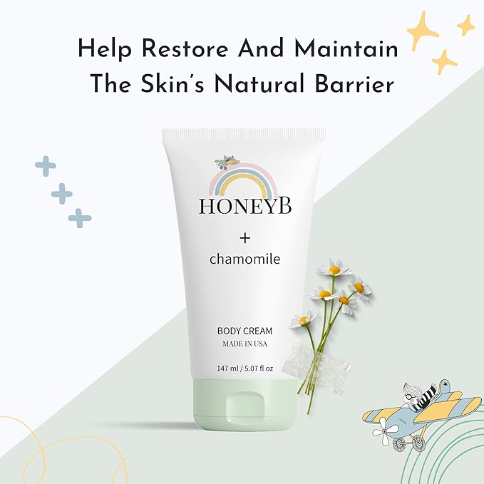 Daily Moisturizing Cream for Babies – Naturally Moisturized with Chamomile for your baby’s Delicate Skin Infused with Soothing Jojoba oil and Aloe Vera to Soothe Sensitive Skin