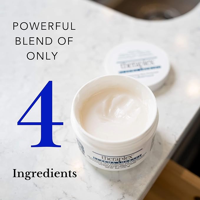 Theraplex Eczema Cream - Eczema Treatment Moisturizing Protecter - TSA Compliant Anti-Itch Skin Protectant for Dry, Irritated, Sensitive and Eczem-Prone Skin, 3 oz