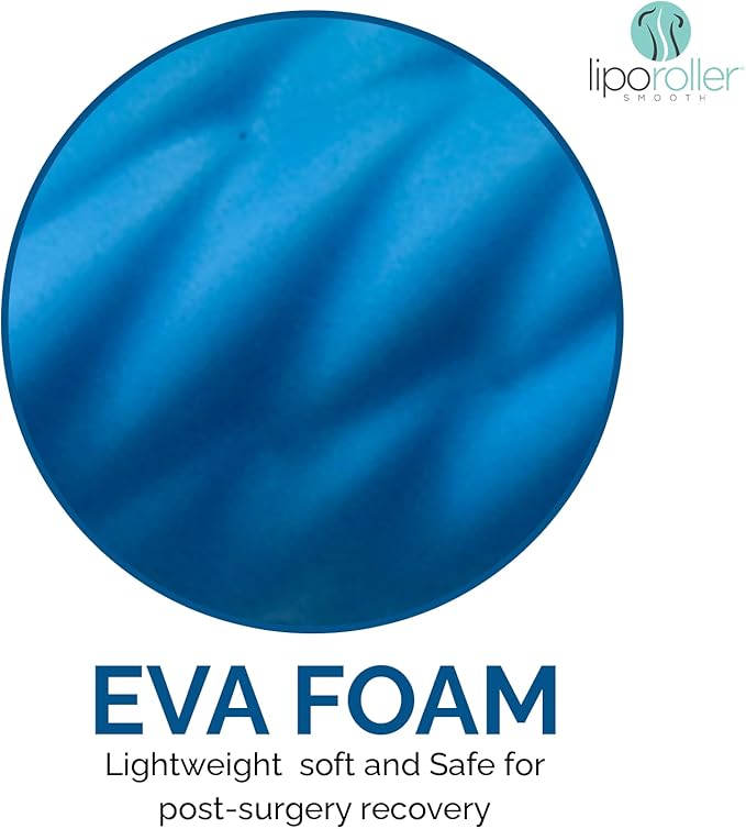 Post Liposuction Massager – Lymphatic Drainage Massager for Post Lipo Surgery – Quality EVA Material - Ridges and Grooves for Post-Op Recovery, Ideal Liposuction Recovery Supplies