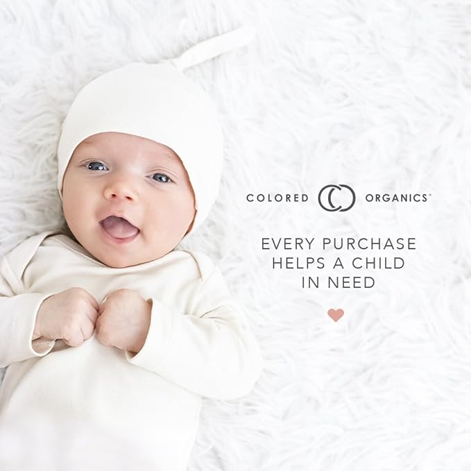 Colored Organics Baby Organic Cotton Swaddle - Infant Receiving Blanket - Coconut Pointelle