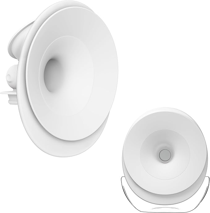 1PC 24mm Double-Sealed Flange Compatible with Momcozy Upgraded Mobile Flow | Upgraded M9, M9 24mm Flange, BPA Free Silicone, Soft Touch, Wide Opening Angel