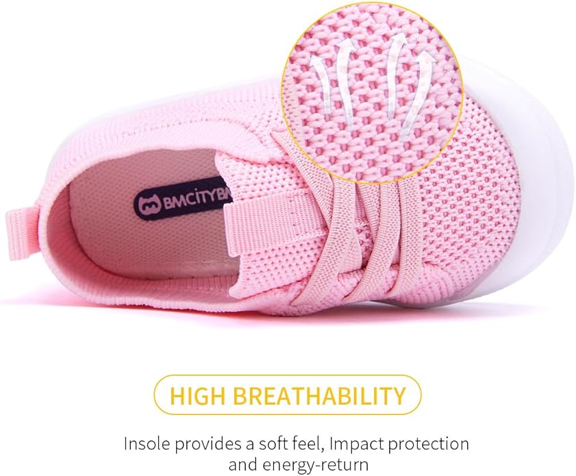 BMCiTYBM Baby Shoes Boy Girl Infant Sneakers Non-Slip First Walkers 6 9 12 18 24 Months