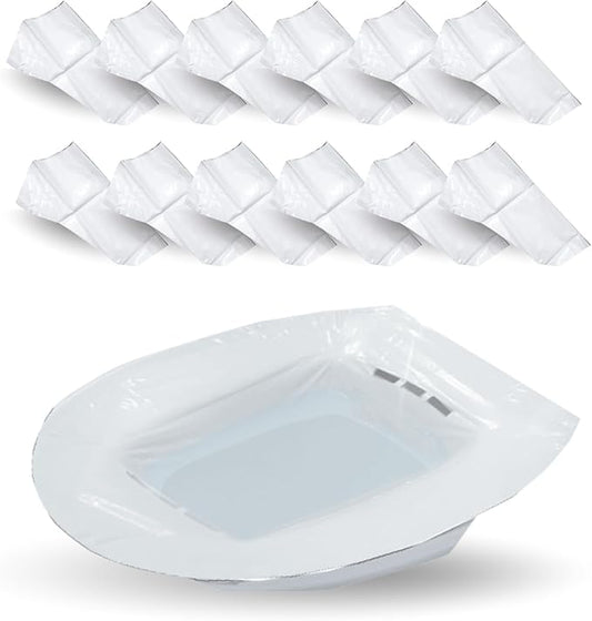 12 Disposable Sitz Baths- Travel Friendly- Use it, Toss it, Done- No Cleaning, No Hassle Sitz Bath for Hemorrhoids & Fissures
