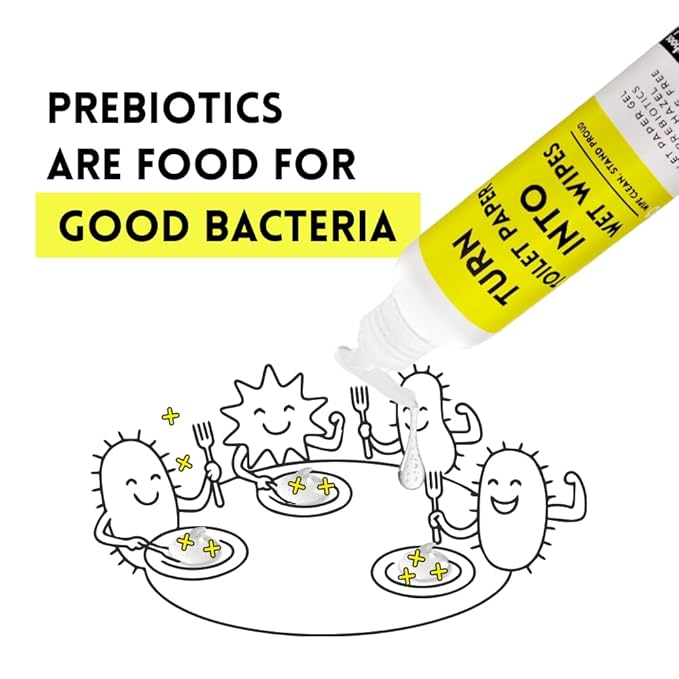 Turn Toilet Paper into Cooling Hemorrhoid Wipes with Witch Hazel Gel & Prebiotics | Soothing Witch Hazel Wipes Alternative for Daily Cleanse | Women, Men & Postpartum | Up to 400 Uses | Septic Safe