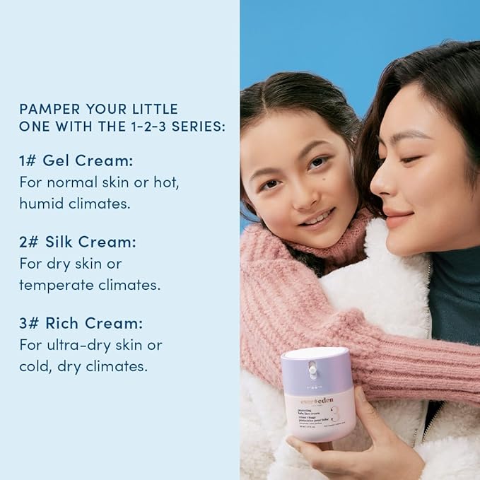 Evereden Protecting Baby Face Cream (1.7 fl. oz.): No.3 Rich Baby Cream - Nourishing Infant Face Moisturizer for Ultra-Dry Skin and Cold, Dry Climates - Safe and Vegan Ingredients - Fragrance-Free