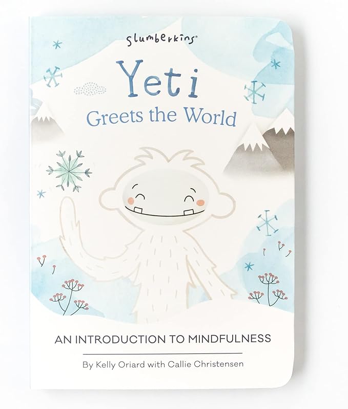 Slumberkins Yeti Snuggler & 2 Board Books Complete Set Bundle | Promotes Mindfulness & Emotional Regulation | Social Emotional Development (Yeti Snuggler Plush + 2 Board Books)