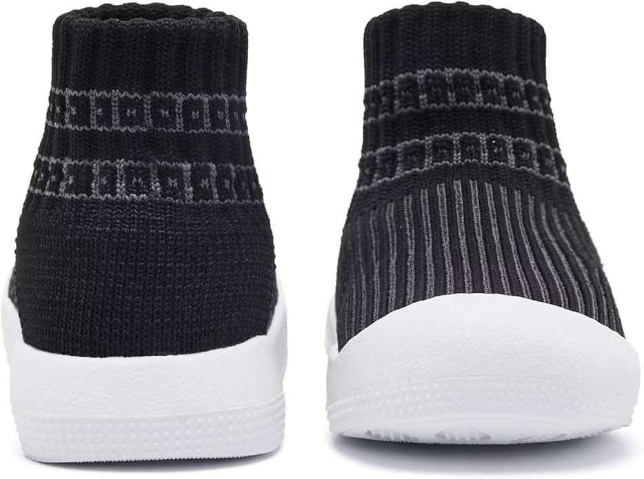 Eashi Baby Boy Girl Non-Skid Indoor Infant Walking Shoes Breathable Warm Elastic Sock Shoes with Memory Sole Protect Toes Outdoor Sneakers