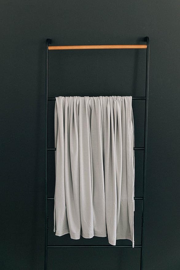 Mebie Baby Stone Stretch Swaddle, Modern and Neutral Swaddle Blanket for Baby Girl or Boy, Soft Baby Blankets, Newborn Swaddle Blanket, 0-3 Month, Comfy Wrap, Baby Essentials & Gifts (47" x 47")