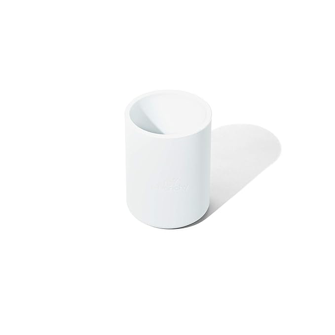 Avanchy Silicone Training Cup – 12 oz Open Cup for Toddlers and Infants – Ideal for Baby Led Weaning and Transitioning from Bottles, Pink