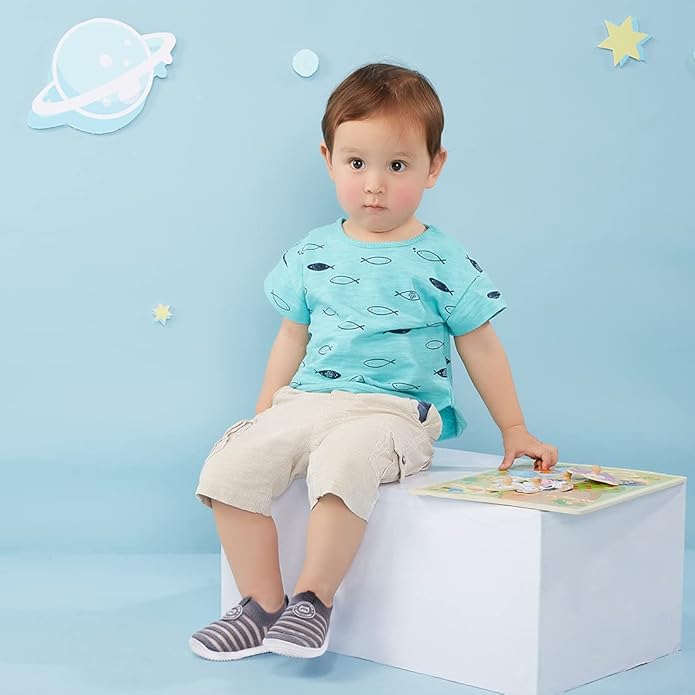 BMCiTYBM Baby Shoes Boy Girl Infant Sneakers Non-Slip First Walkers 6 9 12 18 24 Months