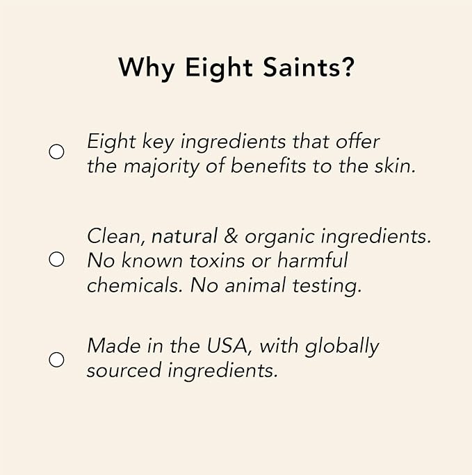 Eight Saints Daydreamer Soothing Anti Aging Face Moisturizer, Natural & Organic Fast Absorbing Oil Free Face Lotion With Hyaluronic Acid & Vitamin E, Hydrating Daily Facial Moisturizer, 2 Ounces