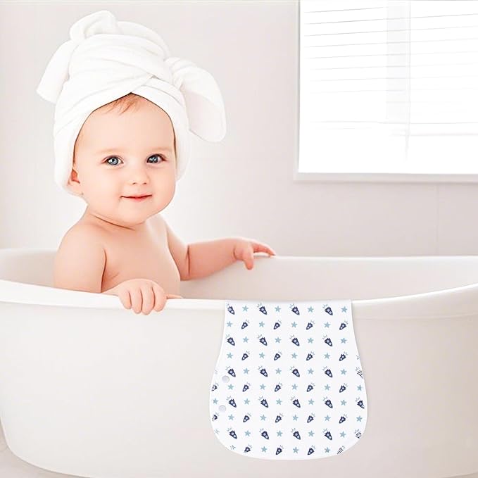 2-in-1 Burp Cloths and Baby Bibs - 6 Pack Large Super Absorbent Soft Cotton Burping Cloths for Spit Up, 3 Layers Thick Baby Burp Rags for Girls & Boys