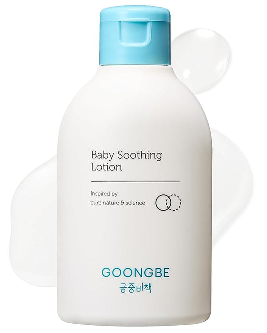 GOONGBE Baby Soothing Powder Lotion - Korean Baby Quick Buttocks Soothing Diaper Irritation Relief for Baby's Sensitive Skin - Dermatologically Tested - Non Flaky Powdery Lotion, 5.07 fl.oz.