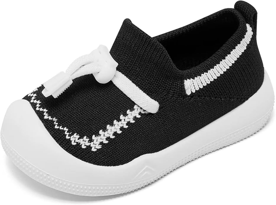 Eashi Baby Boy Girl Non-Skid Indoor Infant Walking Shoes Breathable Warm Elastic Sock Shoes with Memory Sole Protect Toes Outdoor Sneakers