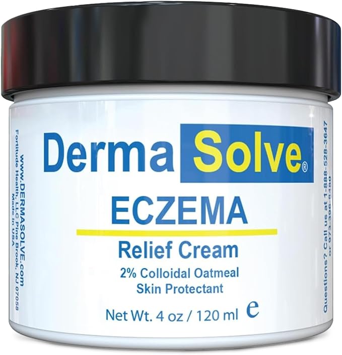 Dermasolve Full Body Eczema Relief Lotion Cream - Flare Control Therapy Balm That Protects, Moisturizes, and Repairs Skin Kids, Babies & Adults - Steroid Free (4 Fl Oz, 1)
