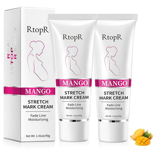 2 PCS Stretch Marks and Scar Cream, Stretch Mark and Scar Removal Cream for Pregnancy, Belly Creams for Wrinkles, Obesity Fat Marks Scars Moisturizing, Remove Marks