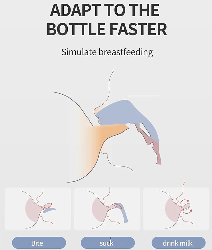 Glass Baby Bottles,Anti Colic Breastfeeding Bottle with Natural Response Nipple Size S,Wide Neck Slow Flow Baby Bottle for Baby,Newborn,Preemie 0-3 0-6 Month,BPA Free (Pink, 1 Pack, 4 Ounce)