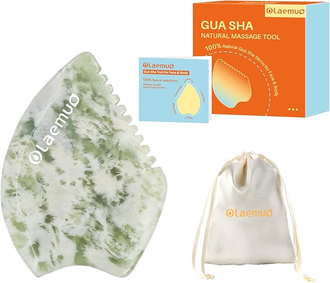 Gua Sha Facial Tools Body Massager,Lymphatic Drainage,Sculpting,Lifting,de-Puff Tool,Full Body Massage Tool for Face/Neck/Shoulder/Back/Leg,Beauty Tools Accessories