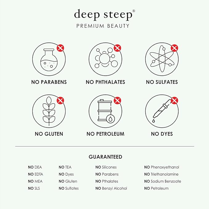 Deep Steep Body Wash, 17oz (Vanilla Coconut)