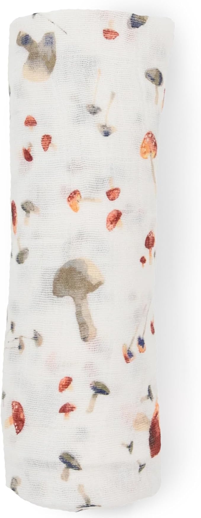 Little Unicorn Premium Cotton Swaddle Baby Blanket | Breathable Fabric | for swaddling, Play, Nursing & More (Mushrooms)