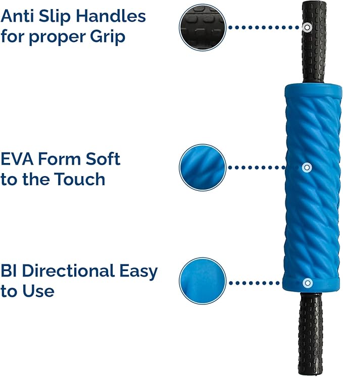 Post Liposuction Massager – Lymphatic Drainage Massager for Post Lipo Surgery – Quality EVA Material - Ridges and Grooves for Post-Op Recovery, Ideal Liposuction Recovery Supplies