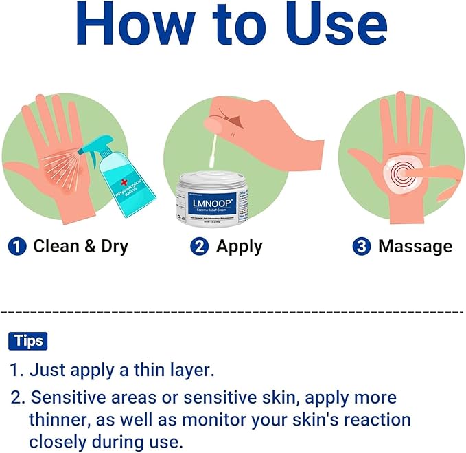 Eczema Cream for Dry, Itchy, Irritated, and Eczema Prone Skin, Maximum Strength Treatment Ointment for Rash, Psoriasis, Dermatitis 3.53oz