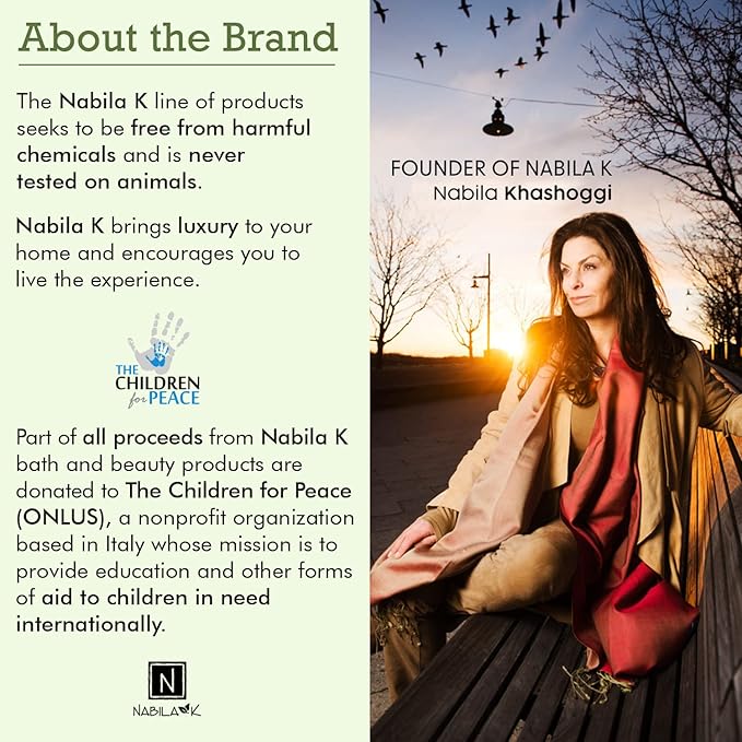 Forest Experience Bubble Bath with Pine, Herbs & Mint Scent by Nabila K - Essential Oils with Natural Ingredients for Sensitive Skin, Tear-Free, Gentle, Moisturizing - Luxury for Women & Men, 16 oz