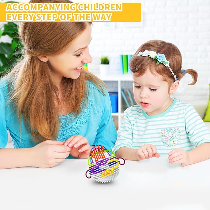 Sensory Silicone Kids Toys for Autism: Activity Entertainment Toy Travel with Portable Storage