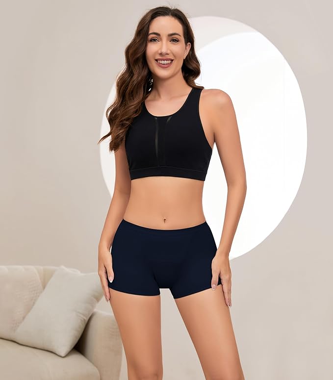 Period Boyshorts Heavy Flow Period Shorts for Women Leakproof Menstrual Panties Period Underwear for Women