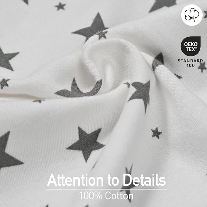 GLLQUEN BABY Newborn Swaddle Blankets for Baby Boy, 3 Pack Baby Swaddles 0-3 Months, Swaddling Sleep Sack, Infant Wrap Swaddle Sack, Elephant & Star & Stripe, Newborn Essentials