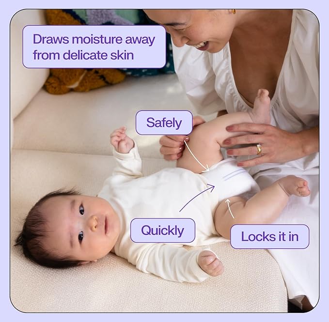 Freestyle BambooTek Diapers – (Size 6) Hyper Absorbent & Non-Toxic – Disposable Diapers for Sensitive Skin – Ultra Soft Diapers (35+ lbs) – 120 Count