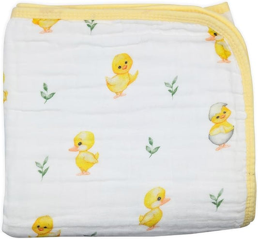 Soft Cotton Baby Blanket, Breathable Lightweight Baby Blanket for Infants Newborn Boys and Girls - Nursery, Crib, Stroller Blanket (Playful)