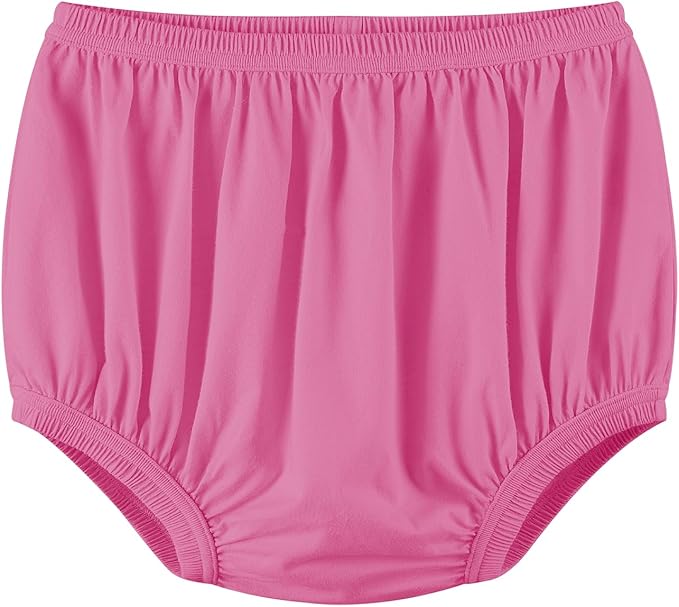Adult Diaper Cover for Incontinence Noiseless Leak-Protection Underwear Plastic Pants Over Diapers Waterproof Rubber Pants (Pink, XXXL)