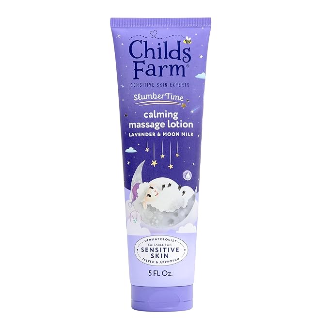 Childs Farm SlumberTime Calming Massage Lotion, Lavender & Moon Milk 150ml US