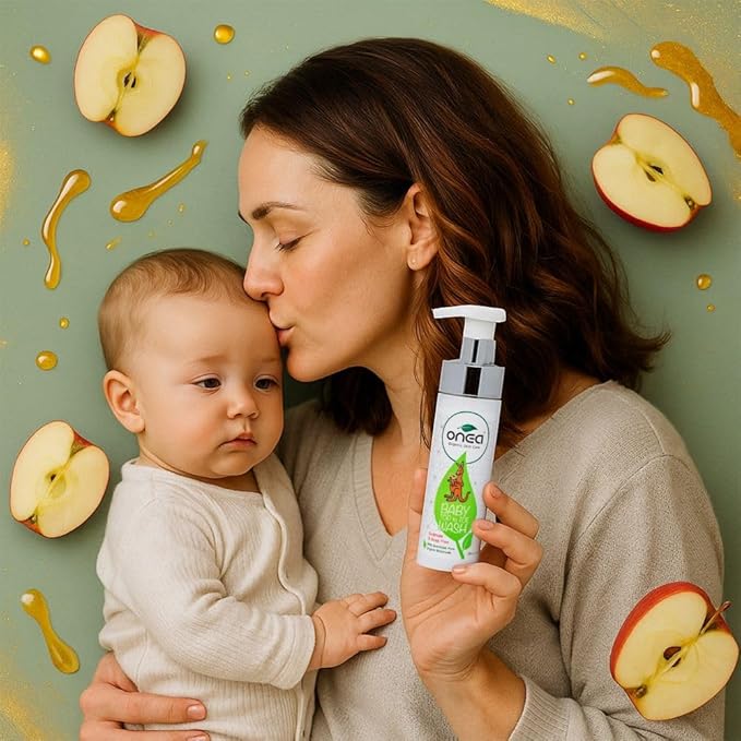 ONEA Baby Top to Toe Wash - Tear-Free Baby Shampoo and Body Wash for Sensitive Skin - Hydrating and Gentle Bath Infused with Kakadu Plum - 6.8 oz