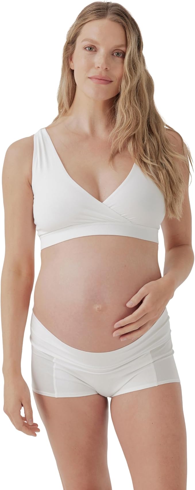 Pact Organic Cotton Maternity Nursing Bralette for Breastfeeding - Stretchy, Wireless