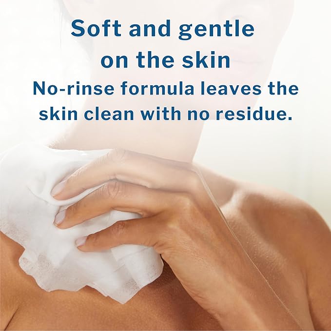 McKesson Washcloth Wipes for Adults, Scented (3 Pack, 144 Washcloths) Disposable Wash Cloths for Body - No-Rinse Formula with Snap Lid - Good for Incontinence and Elderly - 48 Wipes Per Pack