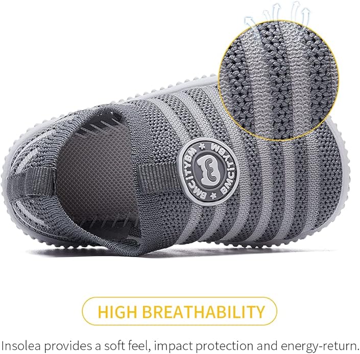 BMCiTYBM Baby Shoes Boy Girl Infant Sneakers Non-Slip First Walkers 6 9 12 18 24 Months