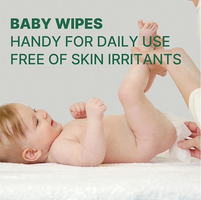 BEBESUP- Korea’s #1 Zero Harsh Chemicals Baby Wipes- Water Based Hypoallergenic Unscented Extra-Thick Organic baby wipes for sensitive skin Zero skin irritants Flip-Top 640 Count (8 Packs)