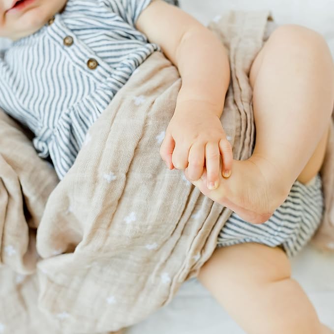 Little Unicorn Premium Muslin Swaddle Blanket 3 Pack | for swaddling, Play, Nursing & More | Giftable Set of 3 (Llama Llama)