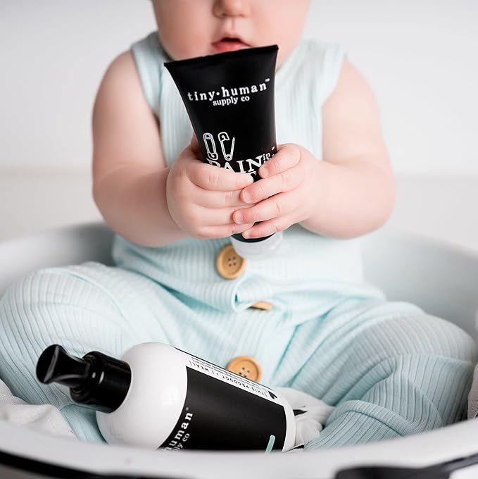 Pain in The Butt MAX Diaper Rash Cream, 3oz, 40% Zinc Oxide, 6-Pack, Natural Ingredients, Petrolatum Free, Soothing, Rapid Relief and Protection for Baby