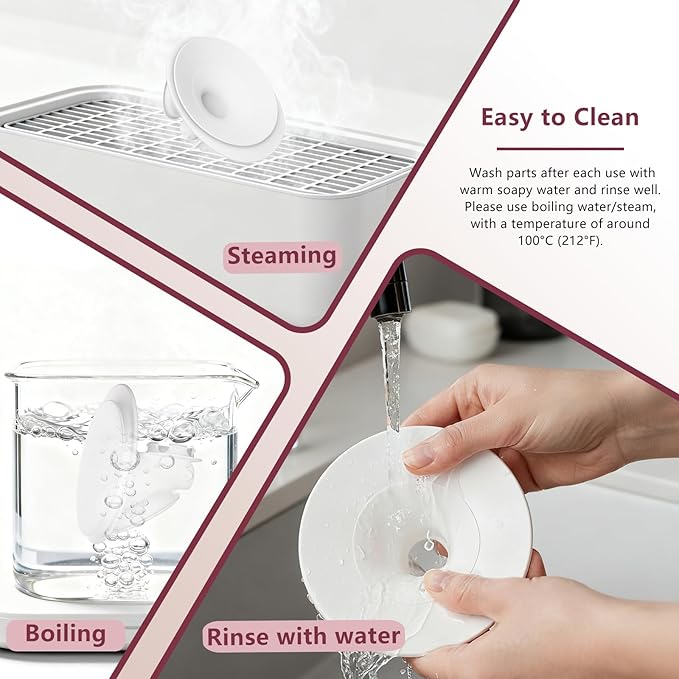 1PC 24mm Double-Sealed Flange Compatible with Momcozy Upgraded Mobile Flow | Upgraded M9, M9 24mm Flange, BPA Free Silicone, Soft Touch, Wide Opening Angel