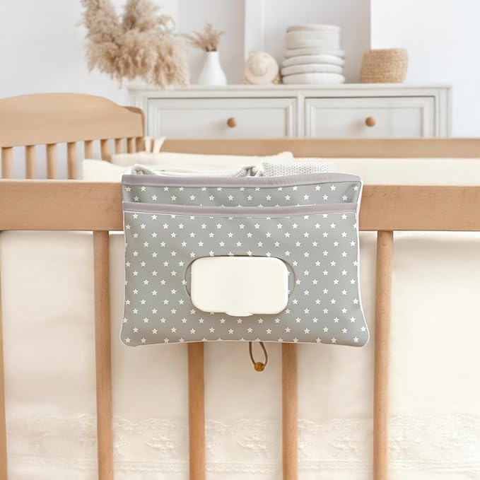 HAMUR Baby Diaper Bag Organizer – Travel-Friendly, Compact & Foldable | Stroller Pouch for Newborn Essentials – Must-Have for Boys & Girls Fox)